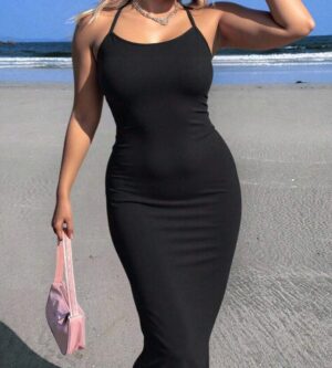 Vestido negro ajustado 4 XL