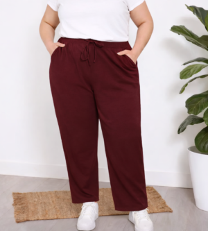 Pantalón deportivo bordó