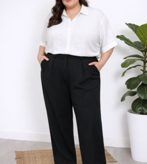 Camisa blanca manga corta 50