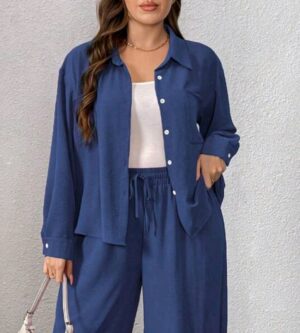 Camisa azul 3XL y 5 XL