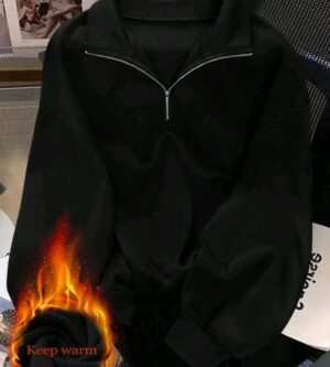 Buzo medio cierre negro 1 XL