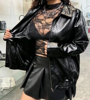 Campera cuerina 3 XL