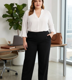 Blusa blanca con volados