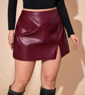 Pollera bordó 3 XL