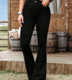 Jean oxford negro desflecado 4 XL