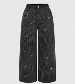Jean ancho con brillos 3 XL