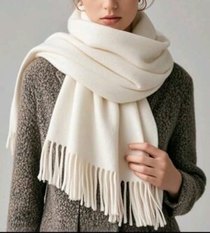 Pashmina blanca
