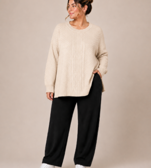 Buzo de hilo beige