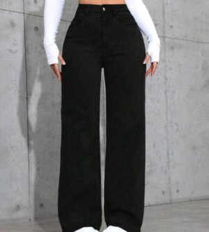 Jean ancho negro 3 XL y 4 XL