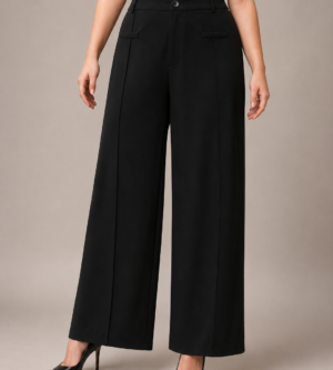 Pantalón de vestir ancho negro 2 XL al 4 XL