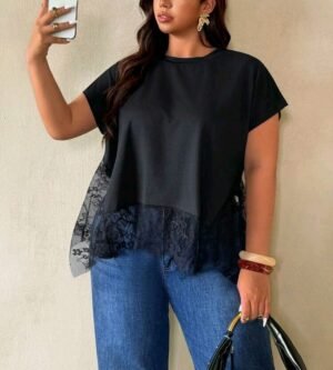 Blusa con encaje 4 XL