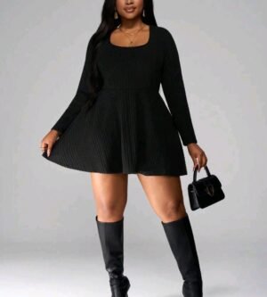 Mono-vestido negro 4 XL
